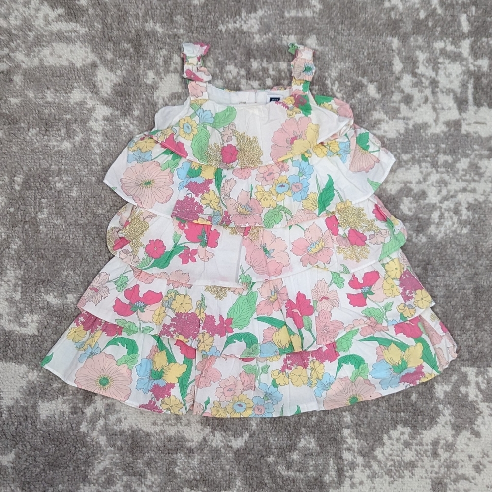 Floral Tiered Janie and Jack Dress | 12-18 Months